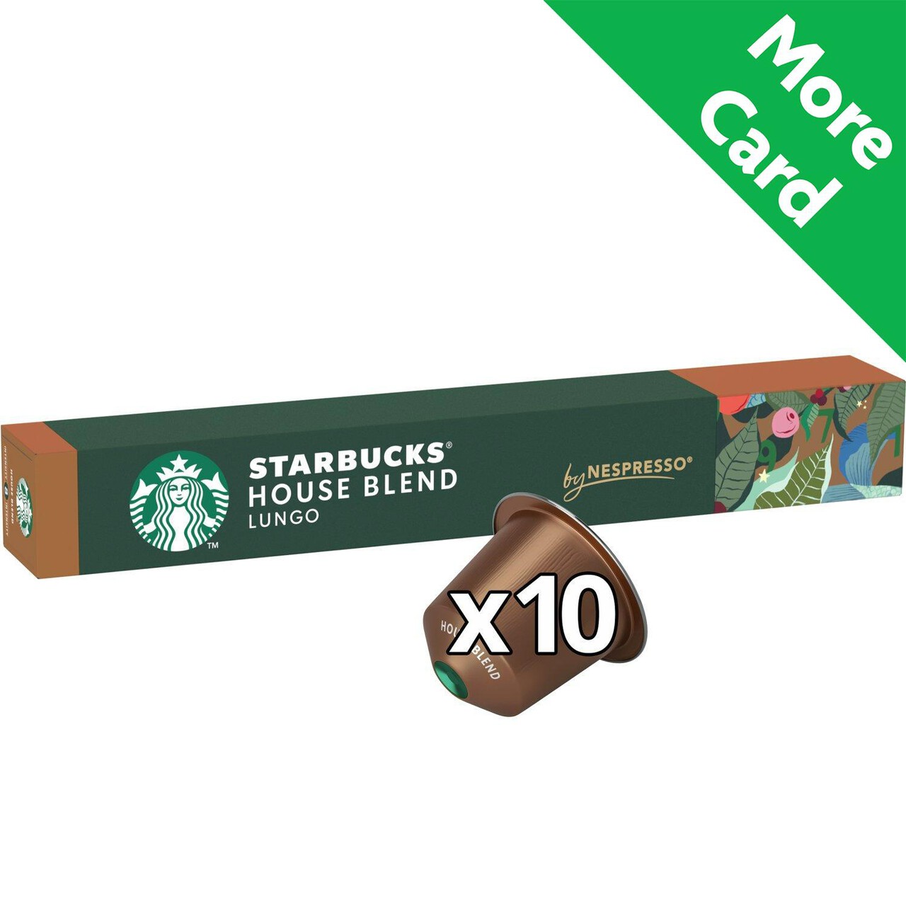 NESPRESS Starbucks House Blend Lungo Coffee Pods 57 g Pack of 10