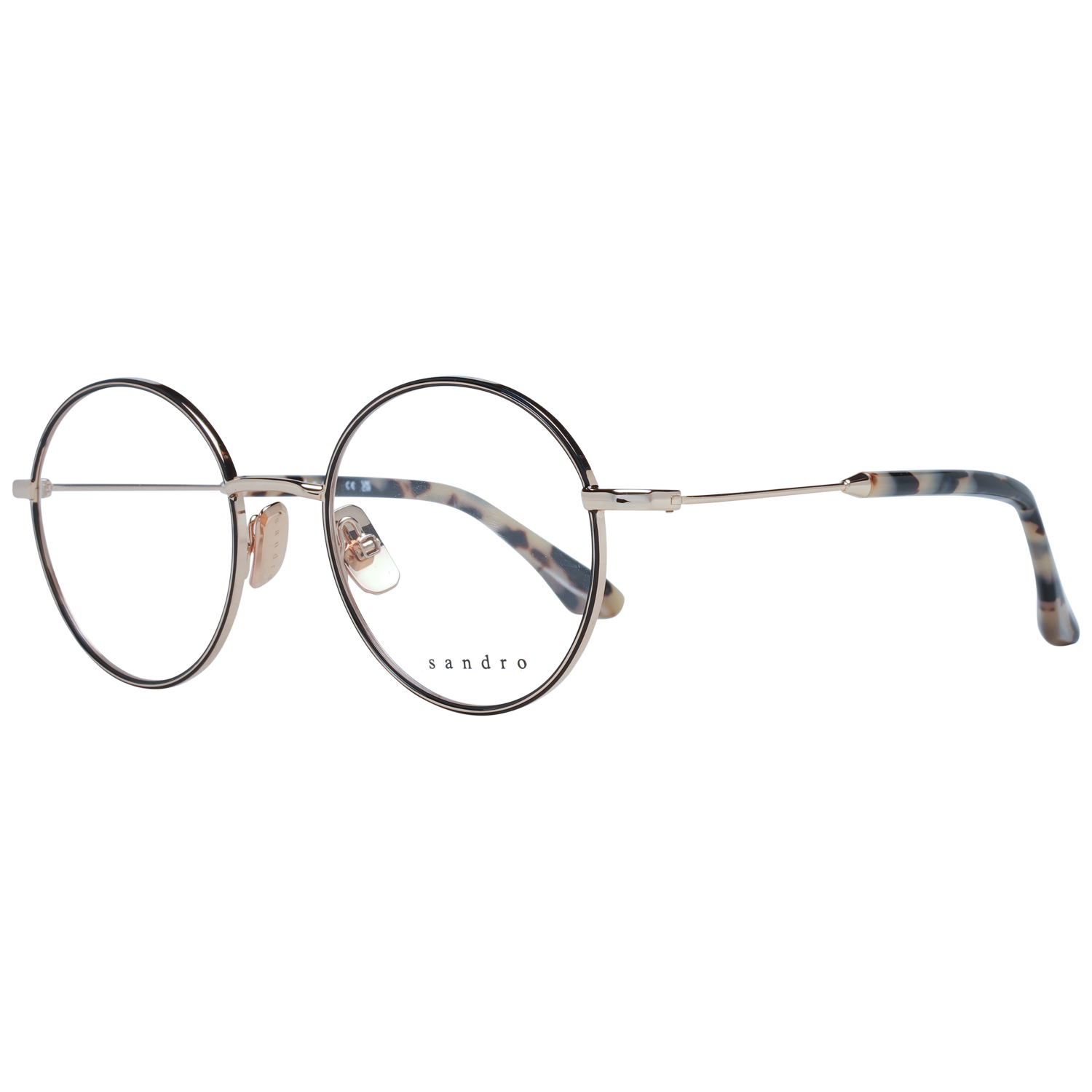 Sandro SD4019 906 Yellow Gold Round Glasses