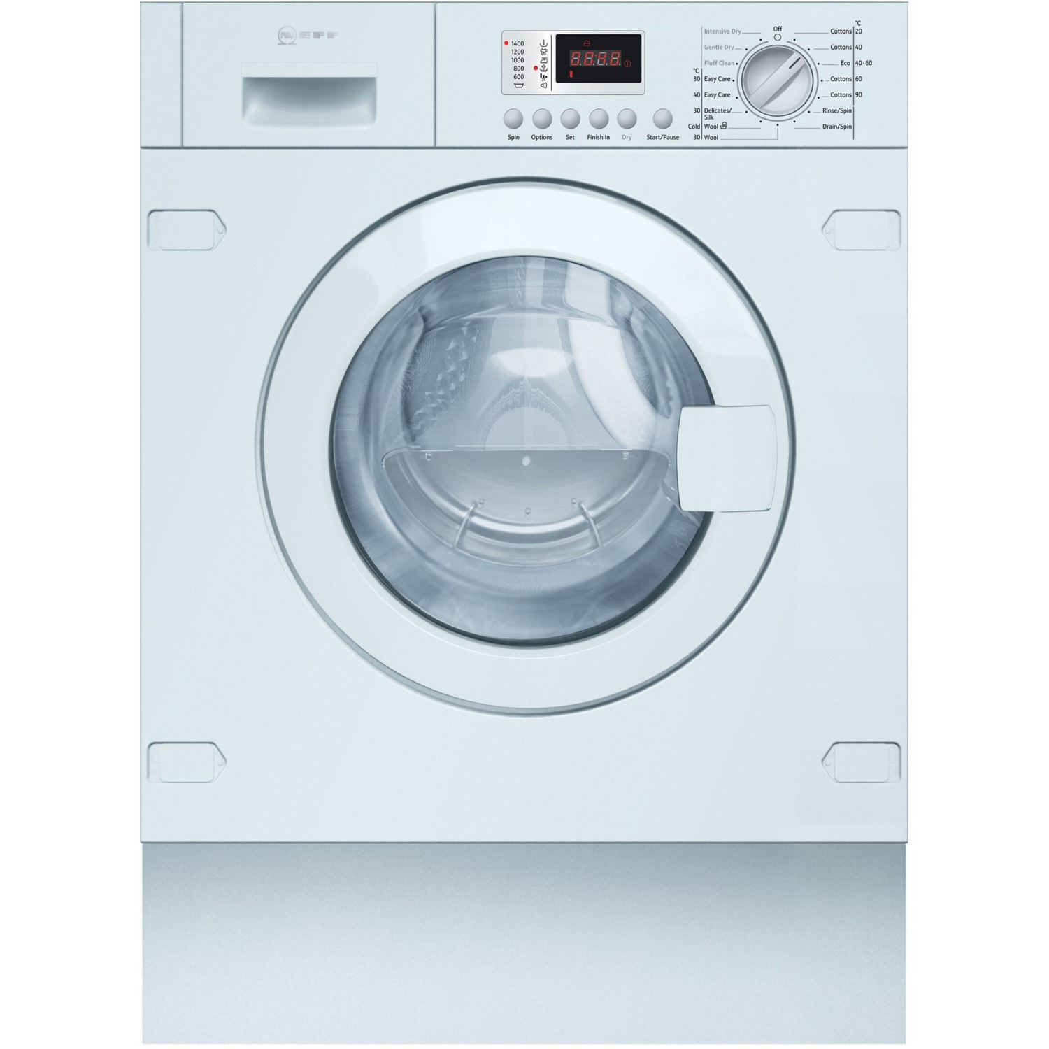 NEFF V6320X2GB Integrated 7Kg / 4Kg Washer Dryer with 1400 rpm - White - E Rated