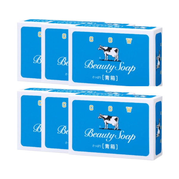 COW Soap - Beauty Soap Blue Box - 6 pcs - Jasmine