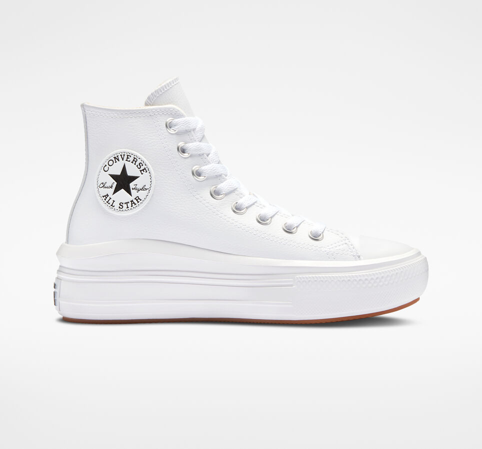 Converse Women's White All Star Move Hi Trainers, Size: 6 (EU 39)