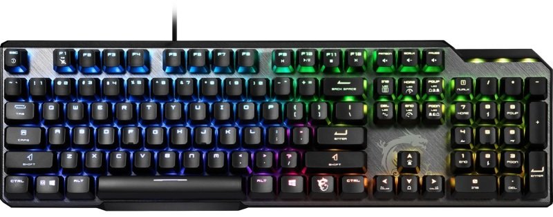 Msi Vigor Gk50 Elite Rgb Usb Gaming Keyboard