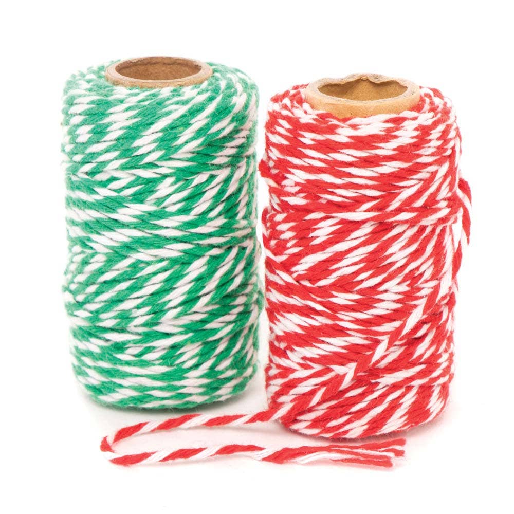 Baker Ross Christmas Twine (Pack of 2)