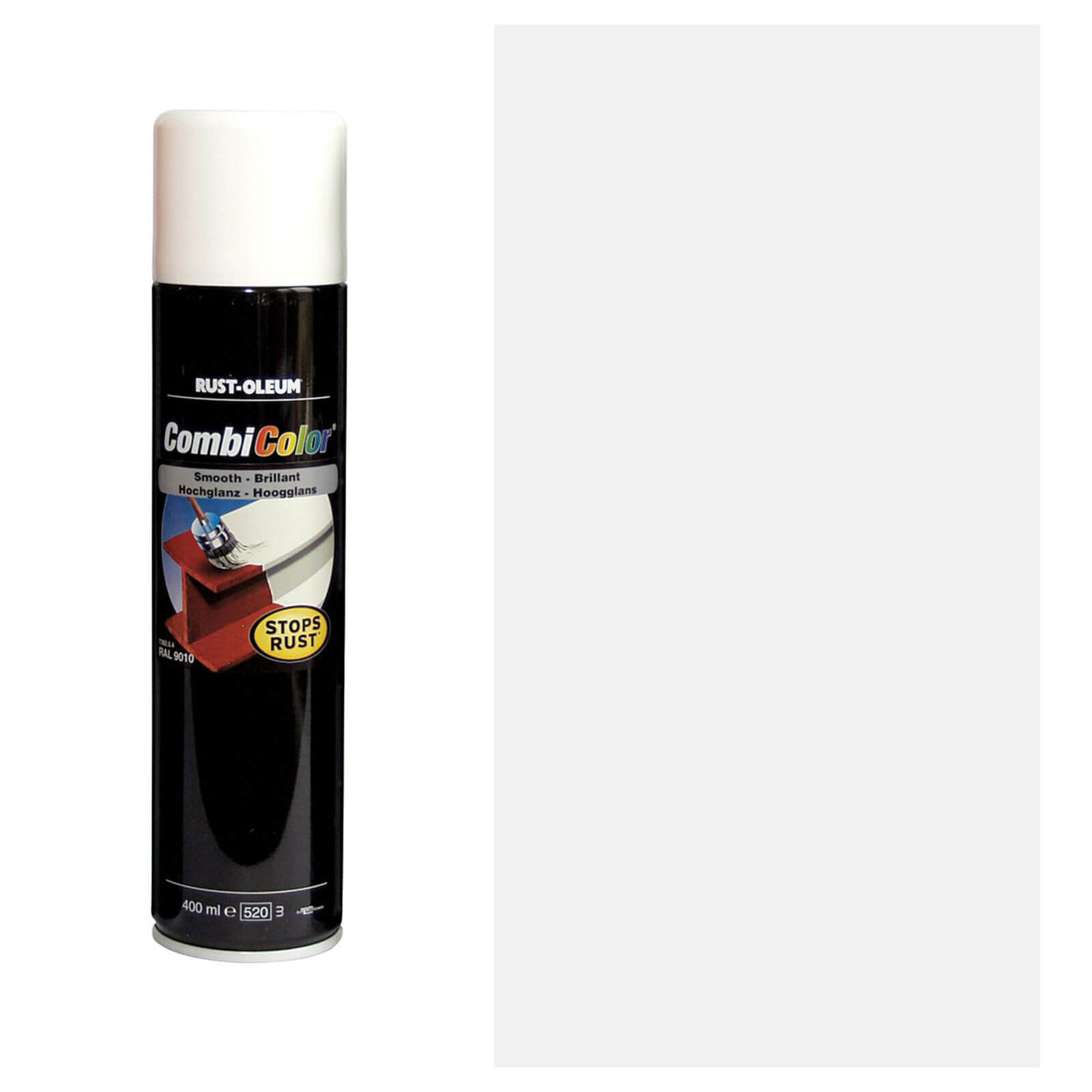 Rust Oleum CombiColor Metal Spray Paint White 400ml