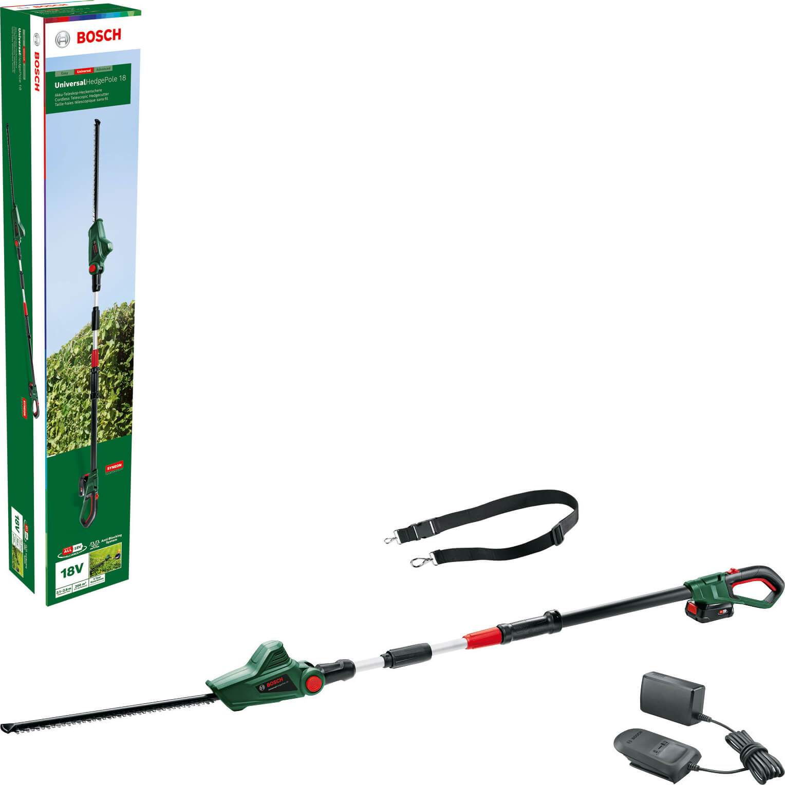 Bosch UniversalHedgePole 18 Extendable Hedge Cutter