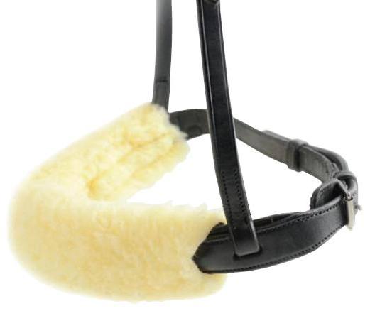 Hy Equestrian Hycomfort Noseband Cover - Black