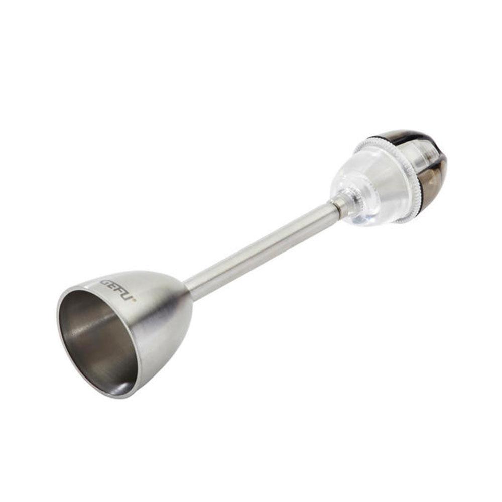 Gefu Egg Cracker with Salt Shaker gray