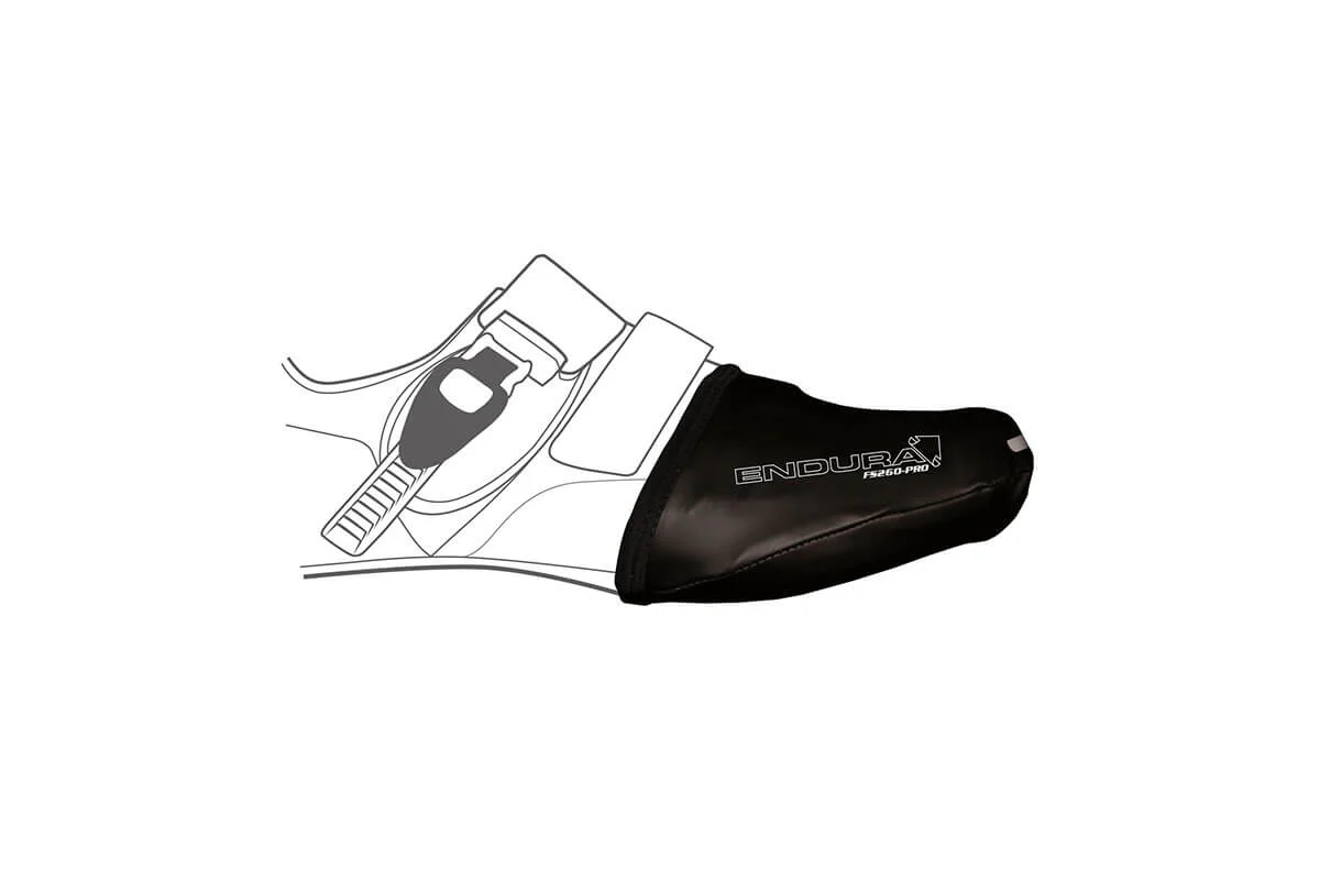 Endura Slick Overshoe Toe Covers BLACK ONE SIZE unisex
