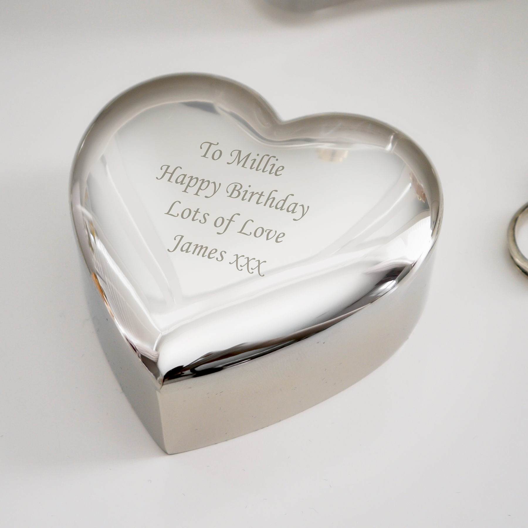 Heart Trinket Box - Bridesmaids Gifts