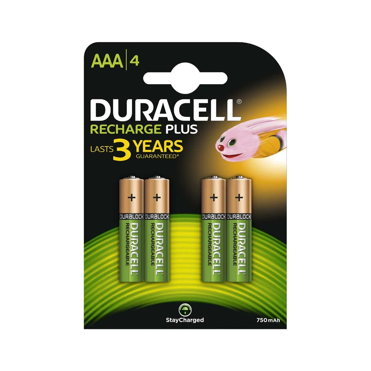 Duracell Duracell Rechargeable AAA Pack of 4 | Electrical Accessories > Batteries > Batteries