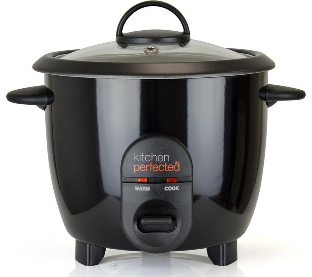Kitchen-Perfected Kitchen Perfected 350W 0.8Ltr Automatic Rice Cooker - Non Stick/Removable Rice Bowl/Warm & Cook Indicators/Toughened Glass...