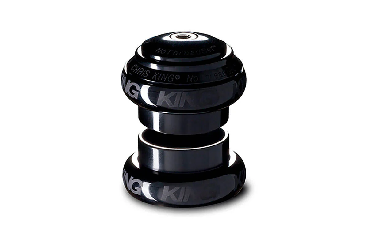 Chris King NoThreadset 1 1/8" Headset - Black / Sotto Voce Logo / 1 1/8th