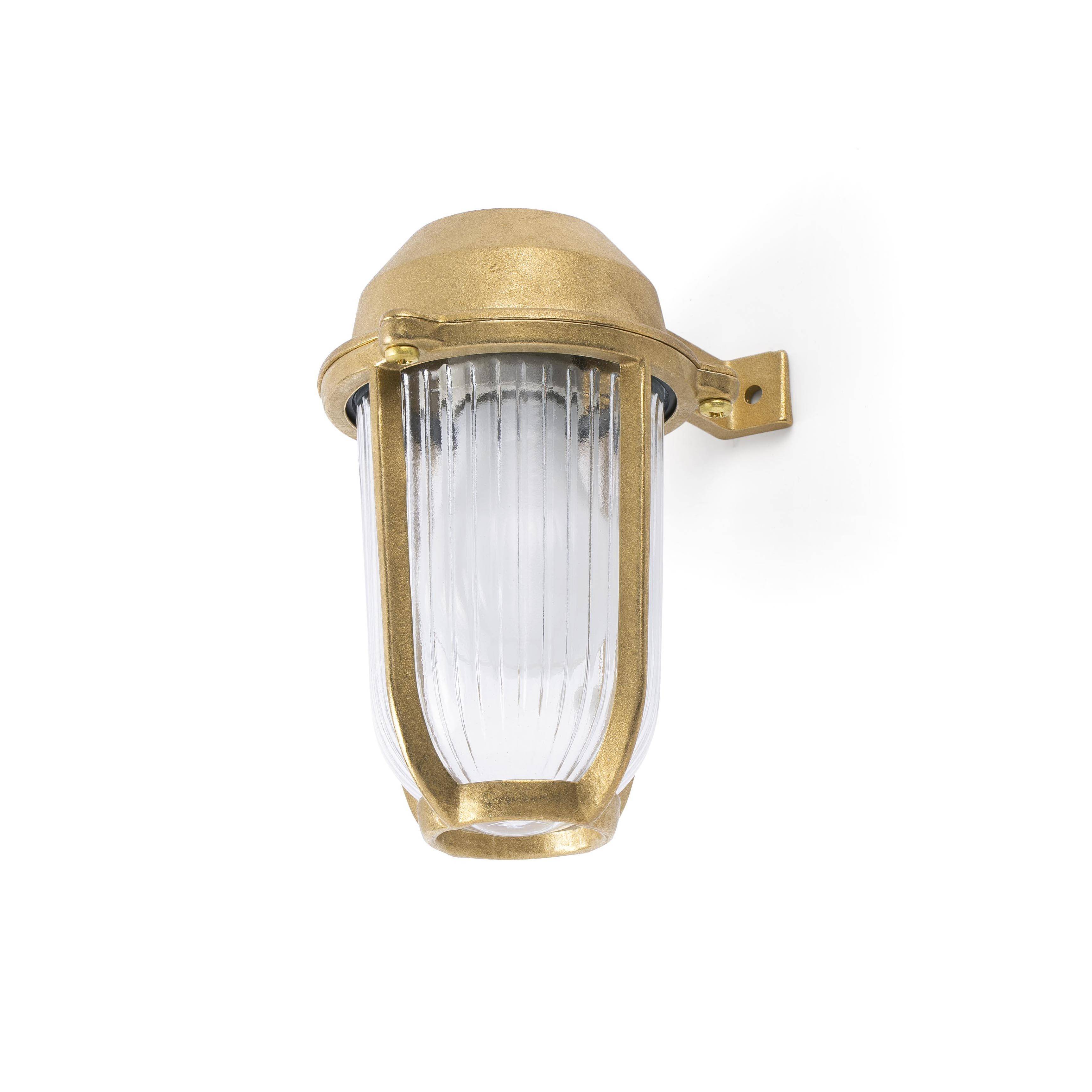Luminaire Center Borda - brass maritime outdoor wall lamp