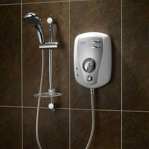 TRITON SHOWERS Triton T100xr Slimline 8.5kw Electric Shower | White