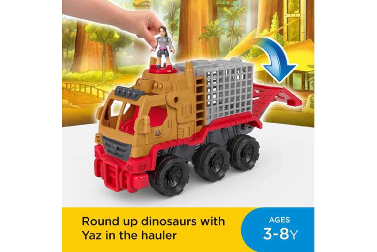 Imaginext Jurassic World Camp Cretaceous Dinosaur Hauler & Yaz