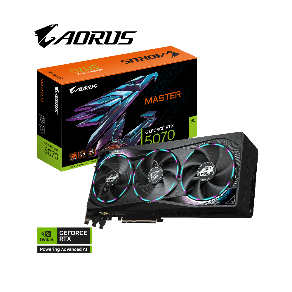 GIGABYTE Geforce Rtx 5070 Aorus Master 12gb Gddr7 Graphics Card