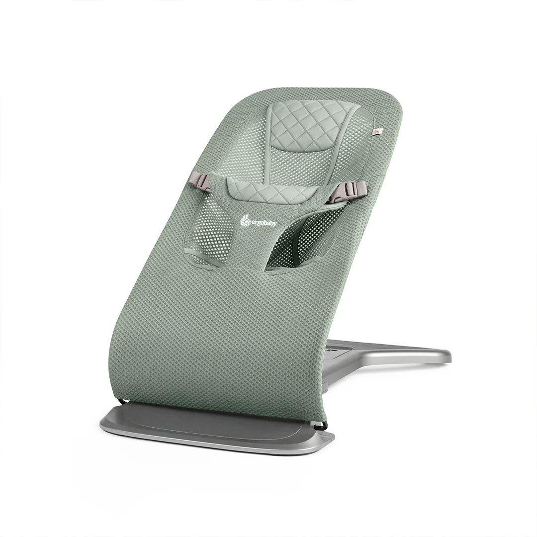 Ergobaby Evolve Mesh Baby Bouncer - Sage Green