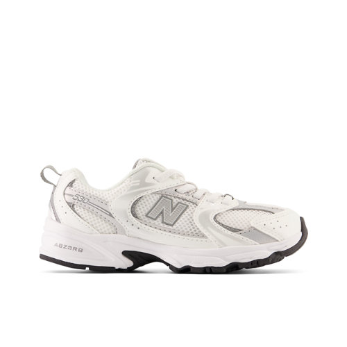 New Balance 530 Junior White/Silver Trainers