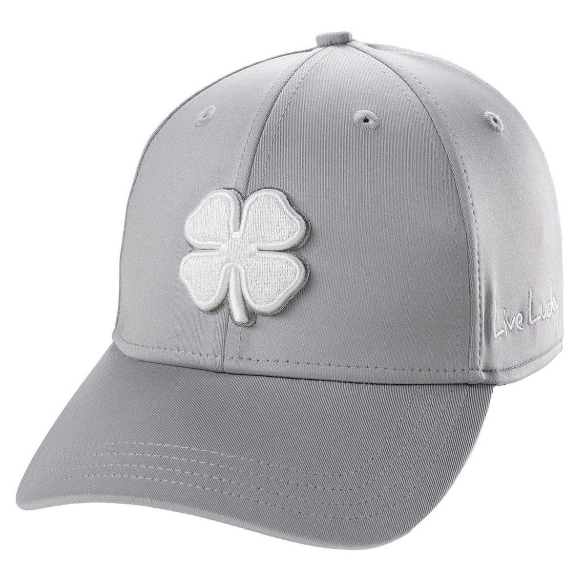 Black Cover Black Clover Men's Premium Golf Cap, Mens, Light grey/white, Small/medium | American Golf