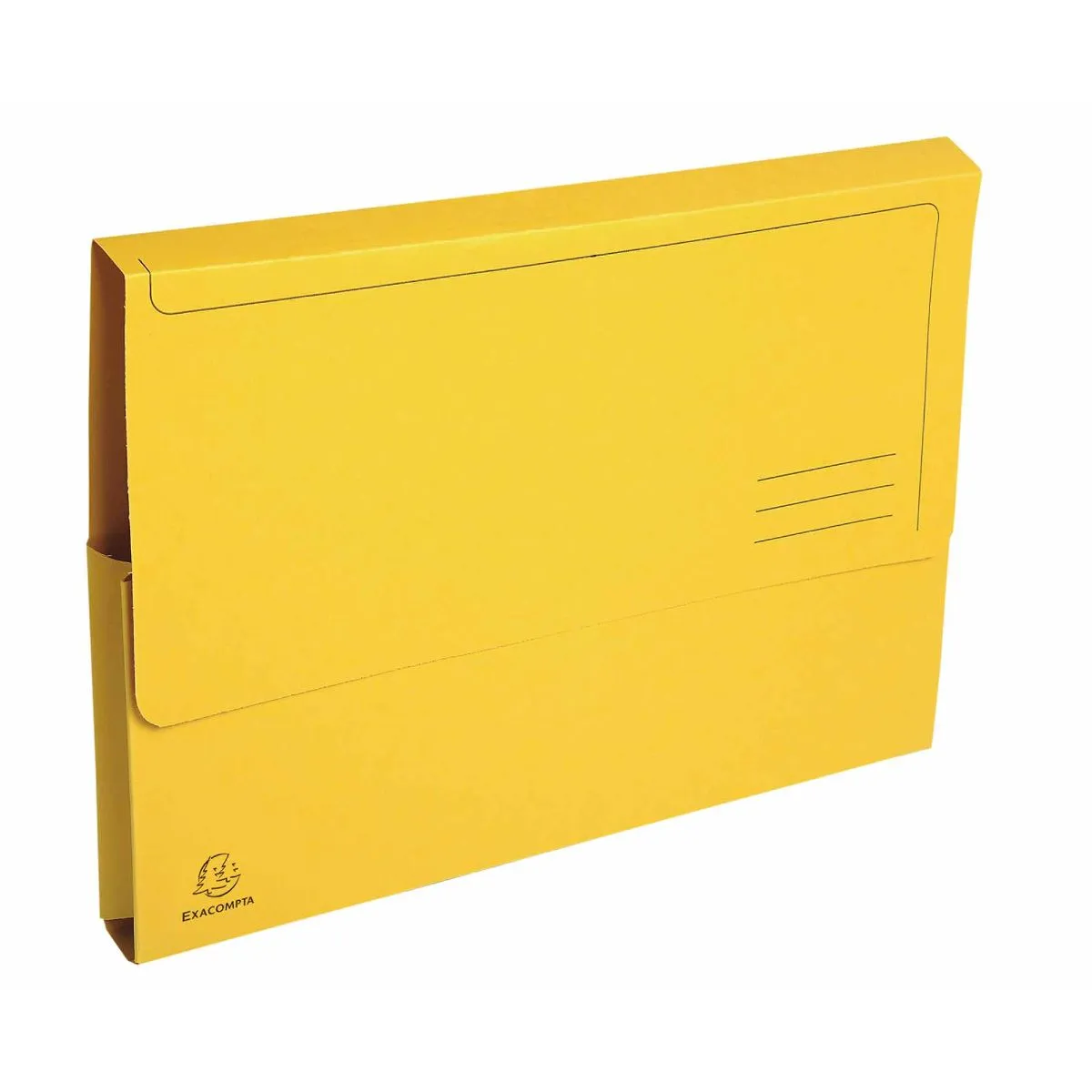 Exacompta Exacompta Forever Document Wallets A4 2 Packs of 50 290gsm, Yellow | Filing & Folders > Document Wallets > Document Wallets