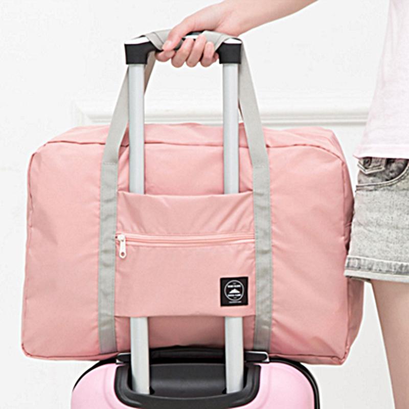ZEBLAZE Travel Bags Trolley Bags Handheld Luggage Bags Luggage Bags Short Trip Shoulder Bags Female Foldable red