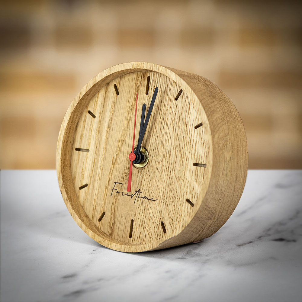 Rio Lindo Table Clock - Oak