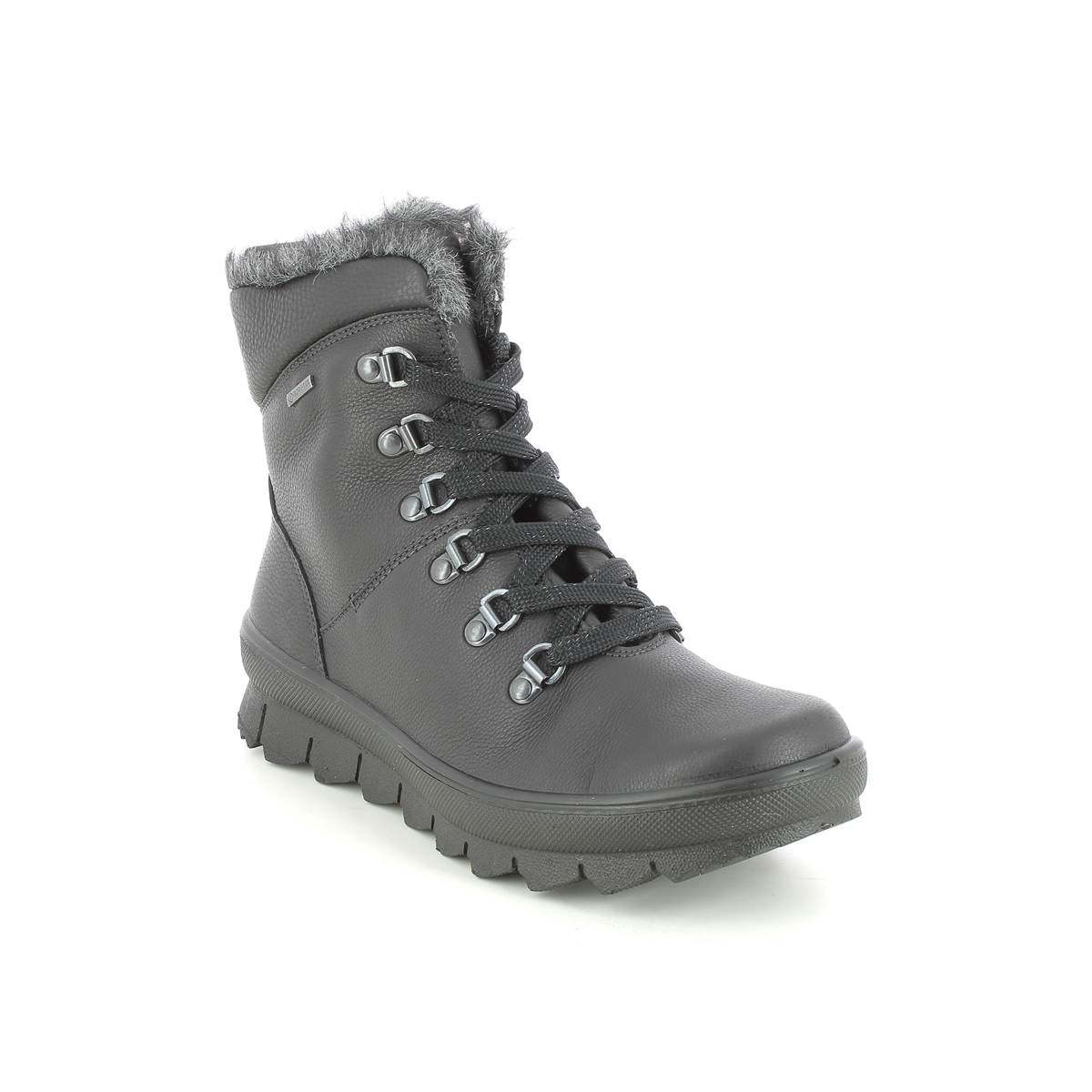 Legero 2000530-0100 Novara Gtx Black Leather Womens Winter Boots