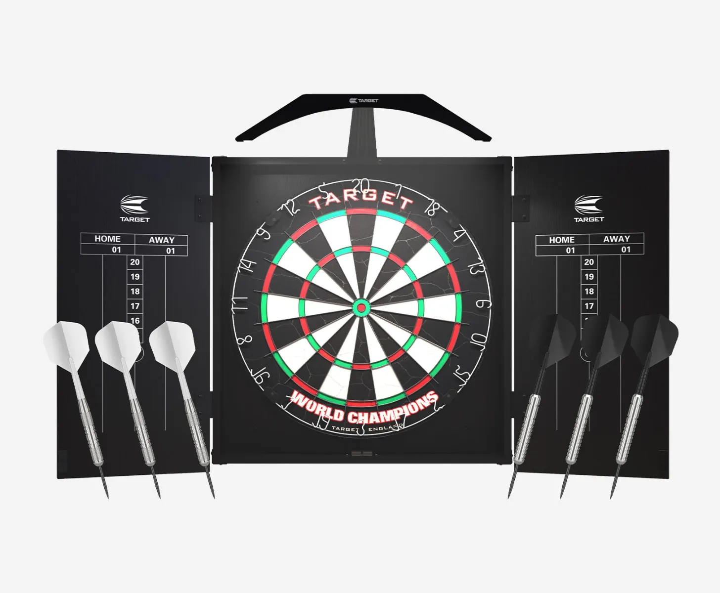 Target Darts Arc Dartboard Cabinet Set