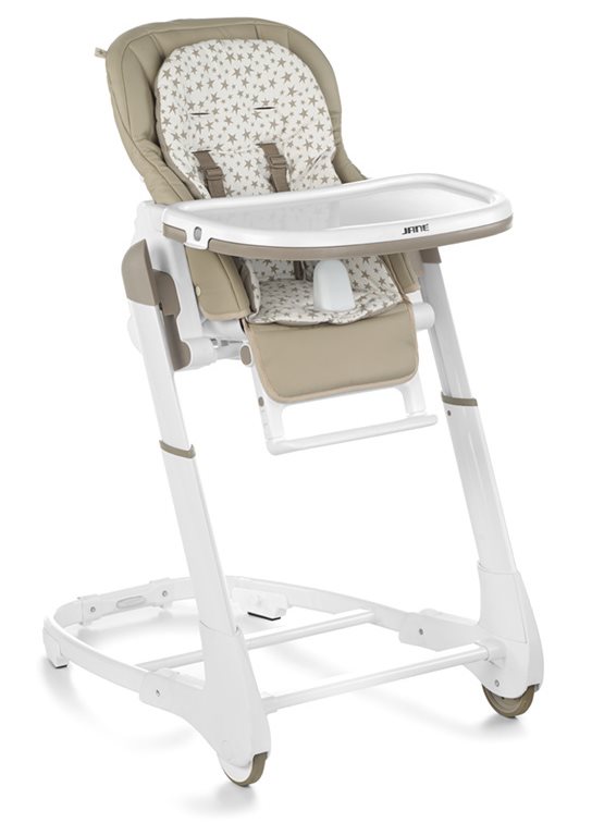 Jané Wammy Eco Leather Highchair - Cream
