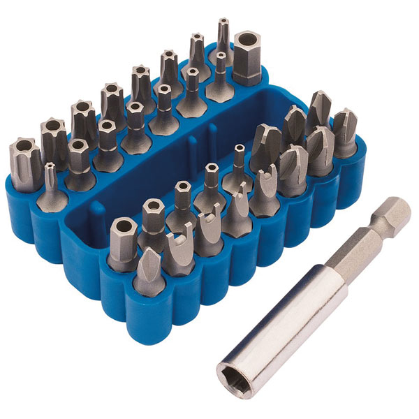DRAPER 1/4'' 33pcs Security Bits Set