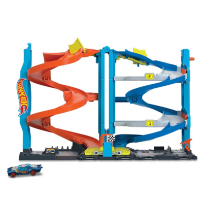 George Hot Wheels City Transforming Race Tower Playset|