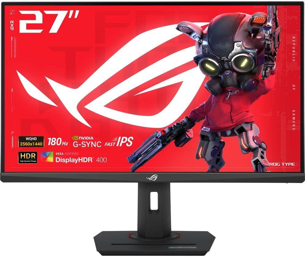  Rog Strix Xg27acs Quad Hd 27" Ips Lcd Gaming Monitor - Black, Black