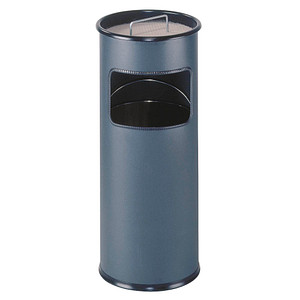 Durable Durable Waste Basket Metal 17L Round Ashtray