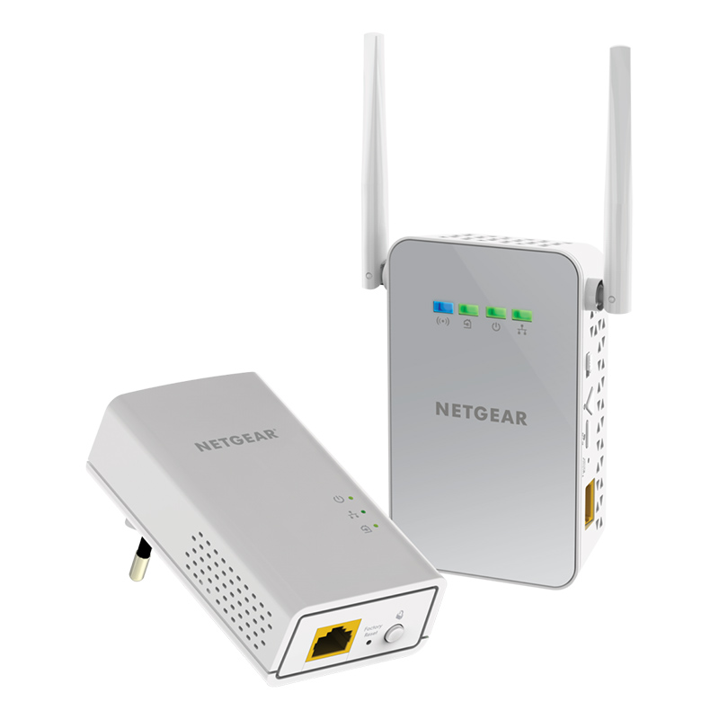 Netgear Powerline 1000 + Wifi Ethernet Lan Wi-fi White 2pc(s)