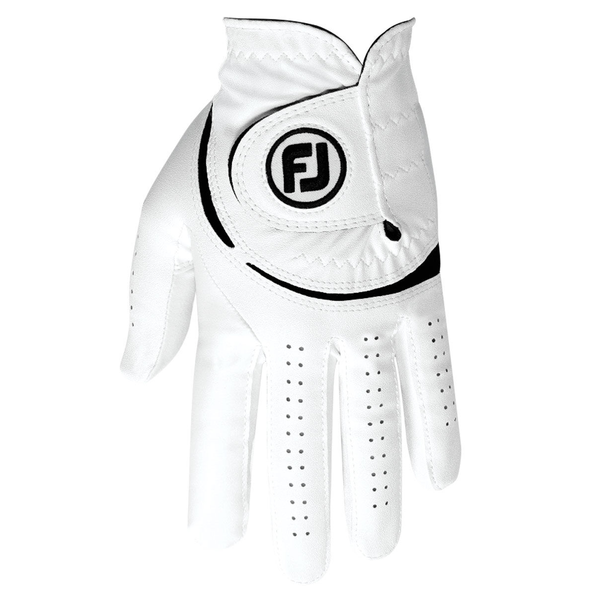  Men's Weathersof Golf Glove, Mens, Right hand, Medium, White | American Golf