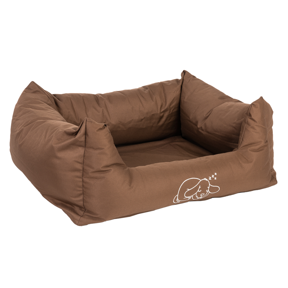 Zooplus Exclusive Strong & Soft Dog Bed - Brown - 96 x 70 x 22cm (L x W x H)