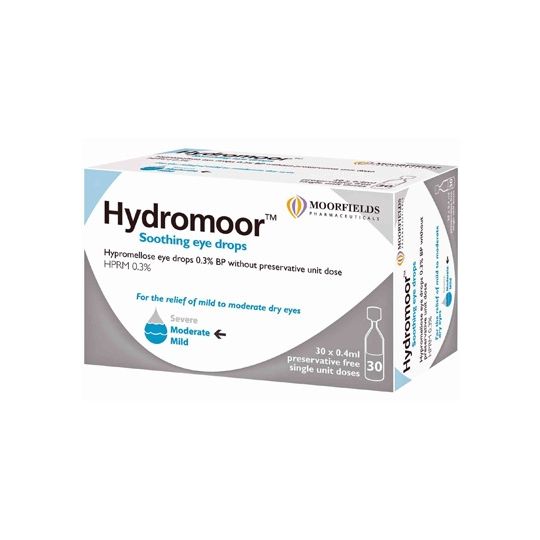 Hydromoor 0.3% Hypromellose Eye Drops