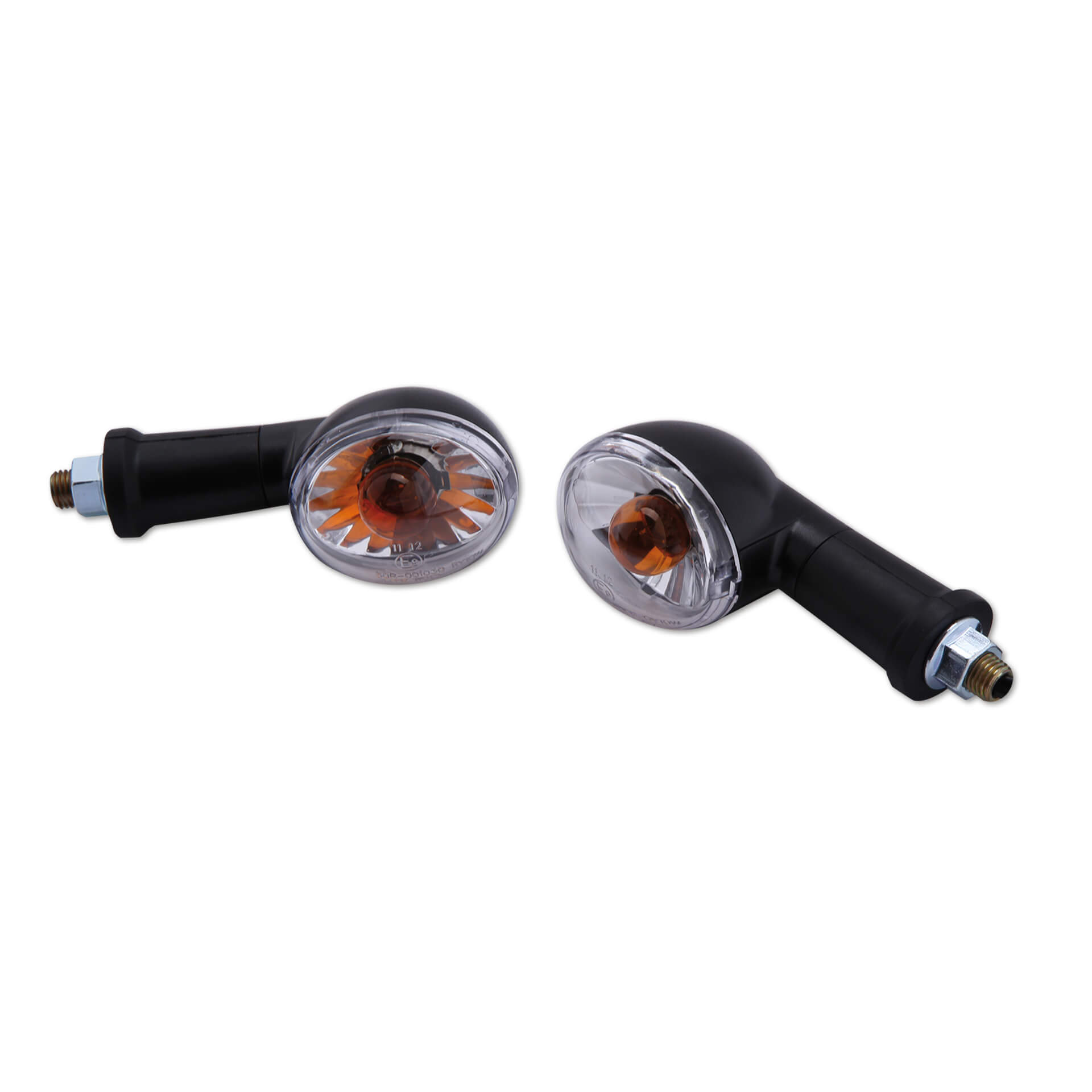 SHIN YO Mini indicators, oval, black, black