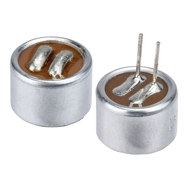 R-TECH 524530 Solder Pad Microphone Insert 9.8mm