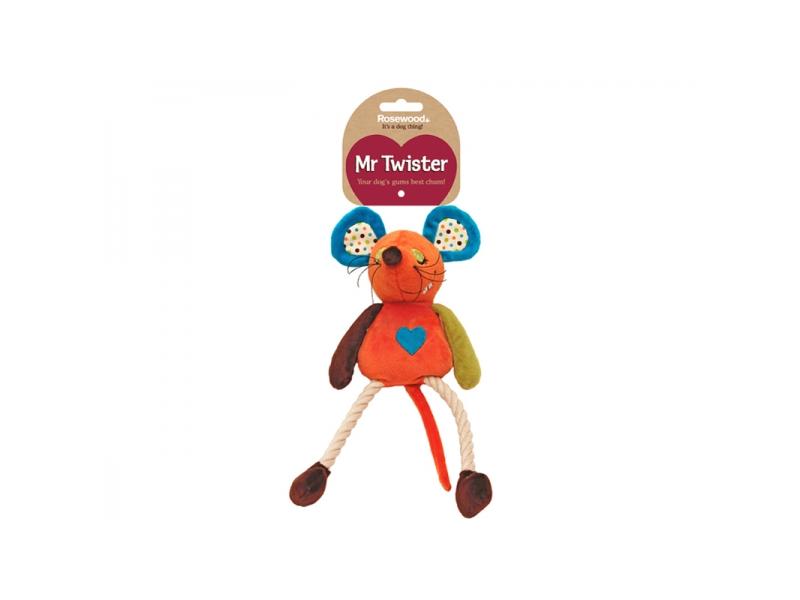 Rosewood Mister Twister Dog Toys - Millie Mouse