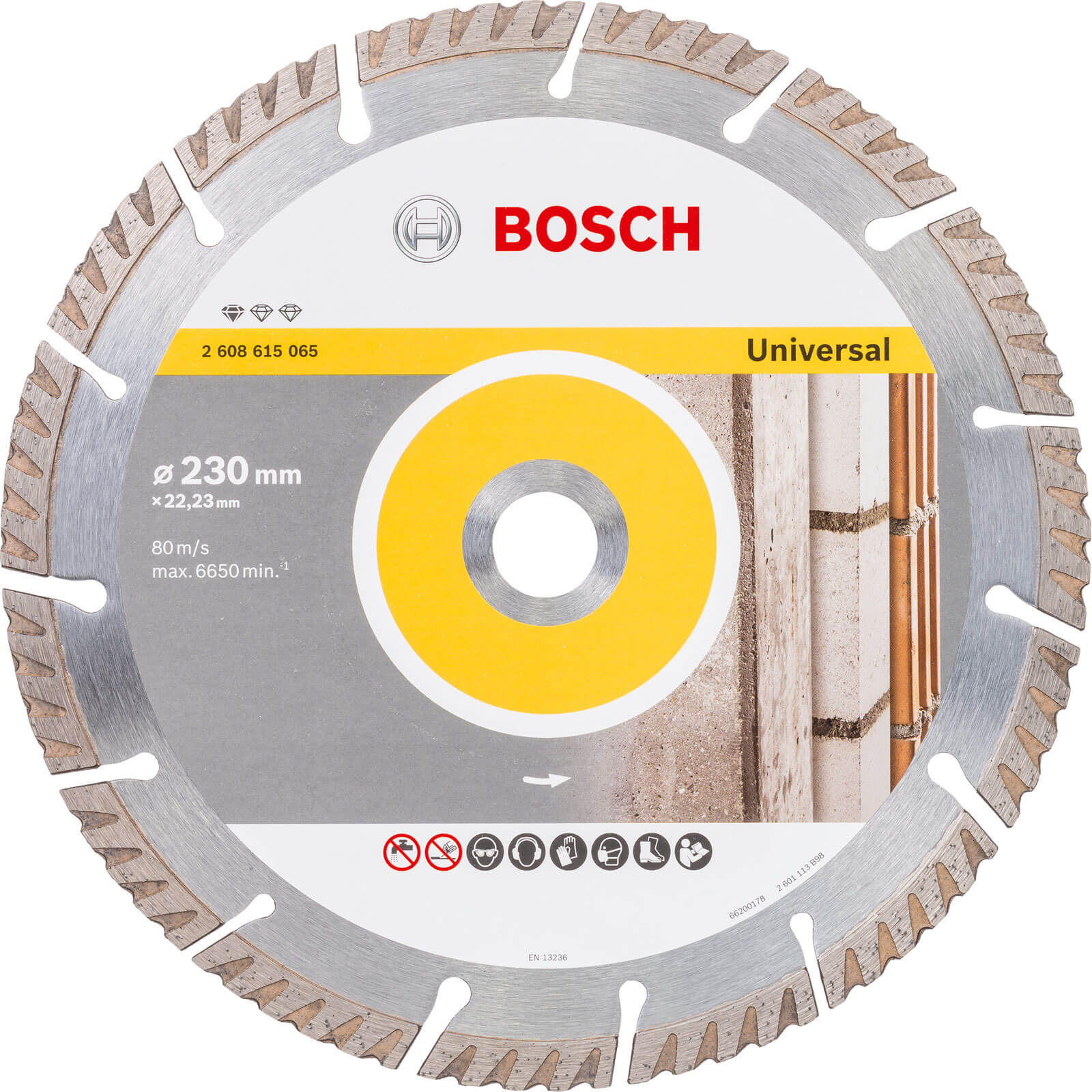 Bosch 2608615065 230mm x 22mm bore Pro Universal Diamond Blade
