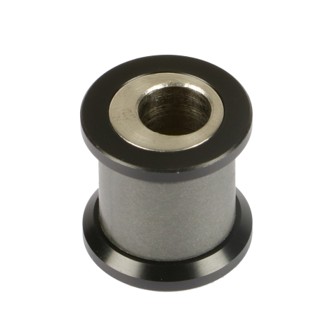 Profin Offset MTB Shock Bushings - Silver / Single / 40 x 8
