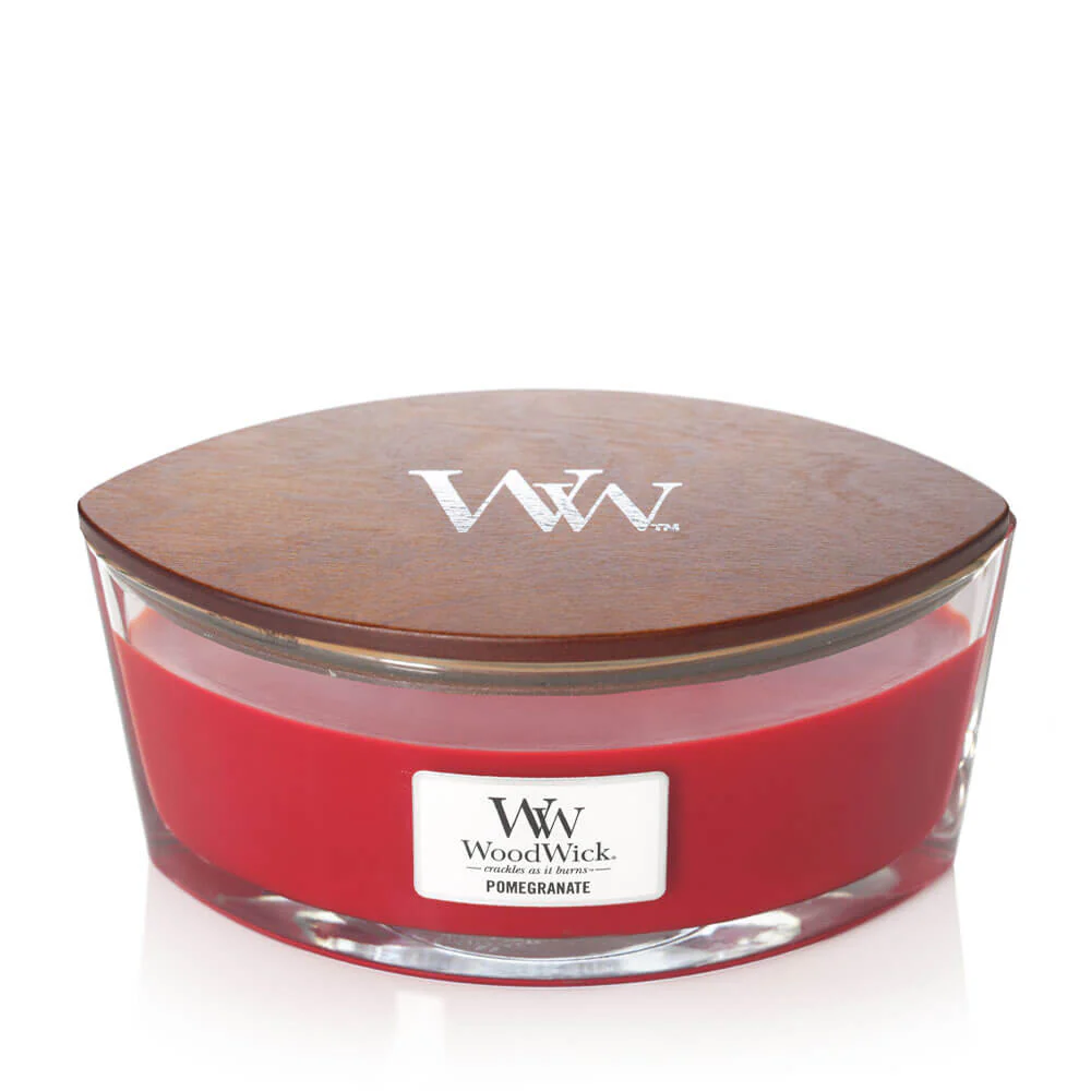 Woodwick Ellipse Candles Pomegranate 453.6g / 16 oz.