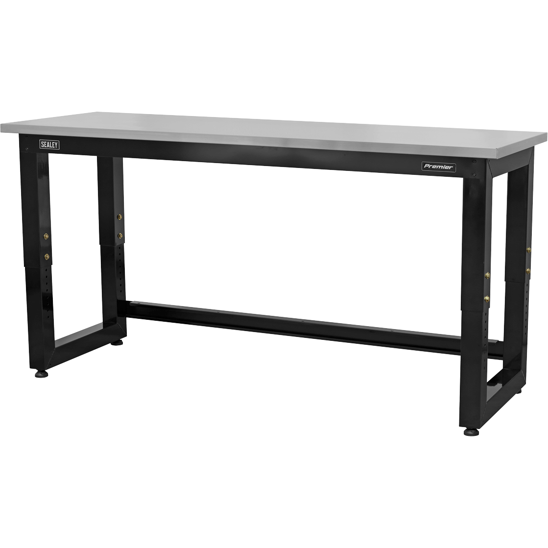  Heavy Duty Adjustable Stainless Steel Worktop Workbench 1.83m
