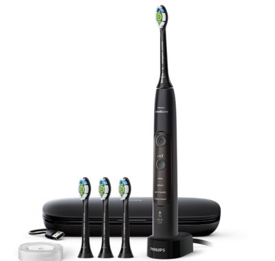 Philips Electric Toothbrushes Series 7900 Advanced Whitening Sonic Electric Toothbrush with App Black HX9631/17