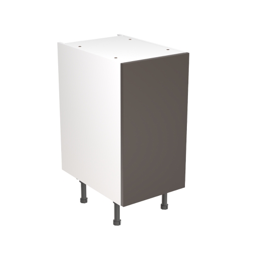 KitchenKIT Slab 40cm Base Cabinet - Gloss Graphite