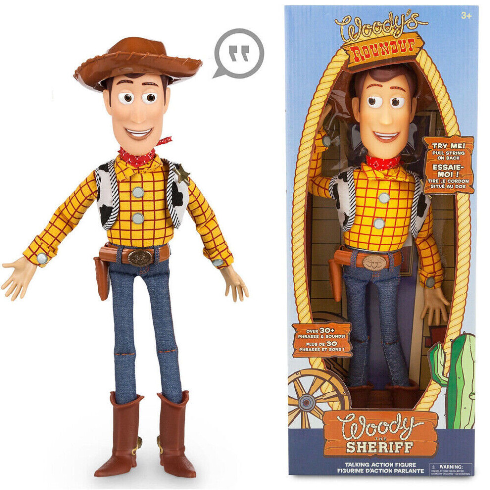 38CM Toy Story Talking Woody Doll Pull String Kids Soft Figures Toy Gifts