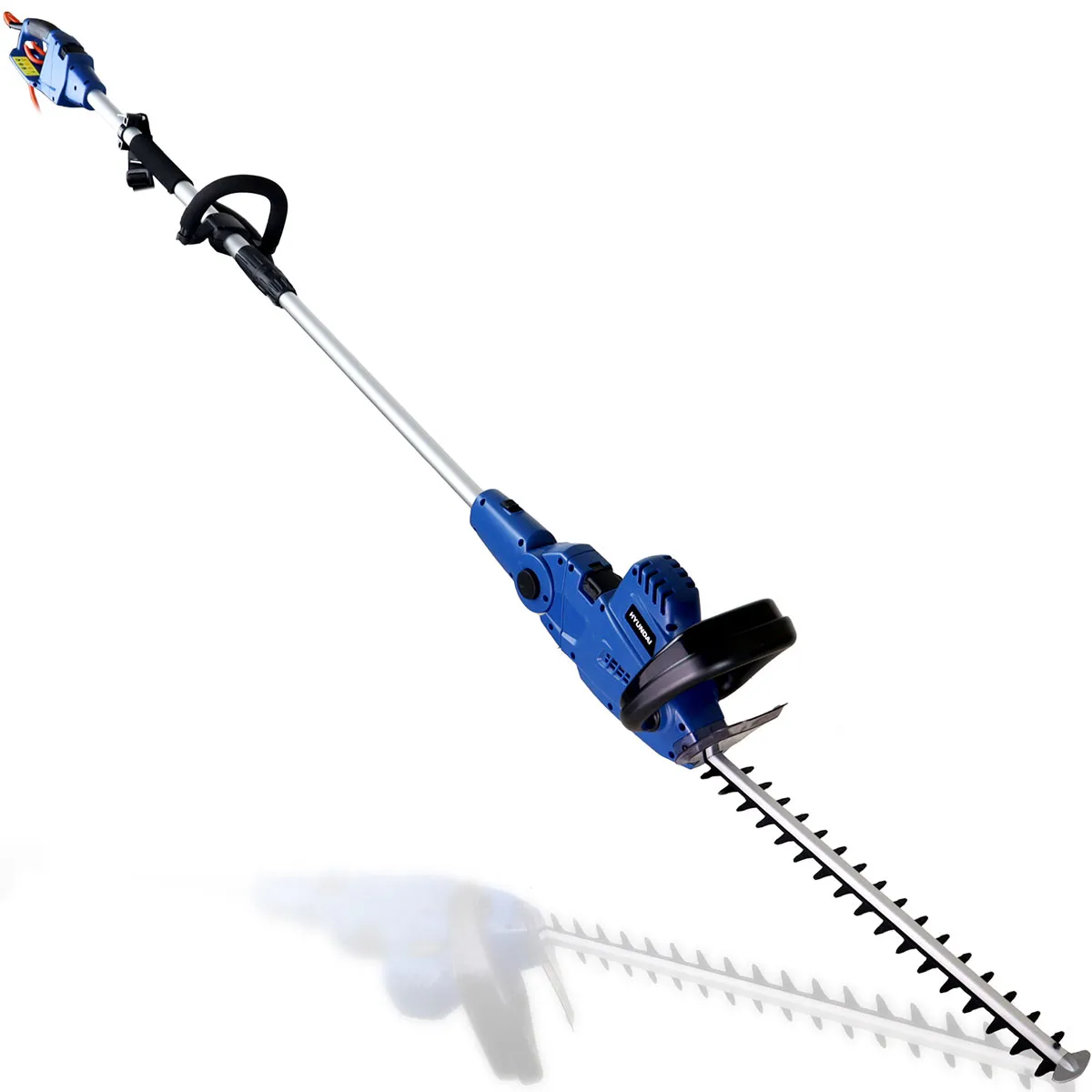 Hyundai 550W 440mm 2-in-1 Corded Electric Pole Hedge Trimmer and Pruner Convertible| HYP2HT550E