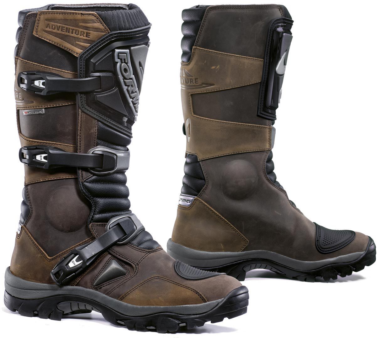 Forma Adventure Waterproof Motorcycle Boots, brown, Size 41, brown, Size 41