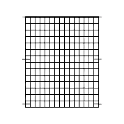 Panacea Traditional Grid Metal Fence Panel (W)0.93M (H)1.07M
